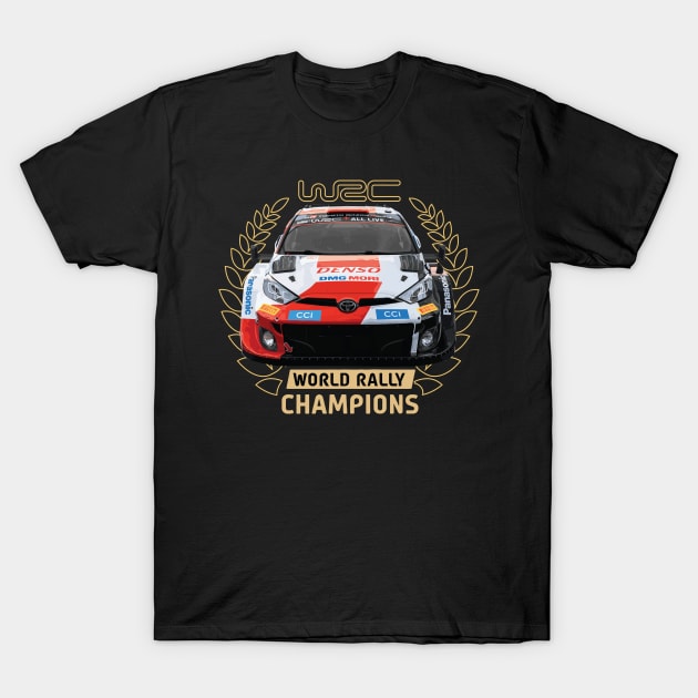 K. ROVANPERÄ Ogier world Rally championship T-Shirt by cowtown_cowboy